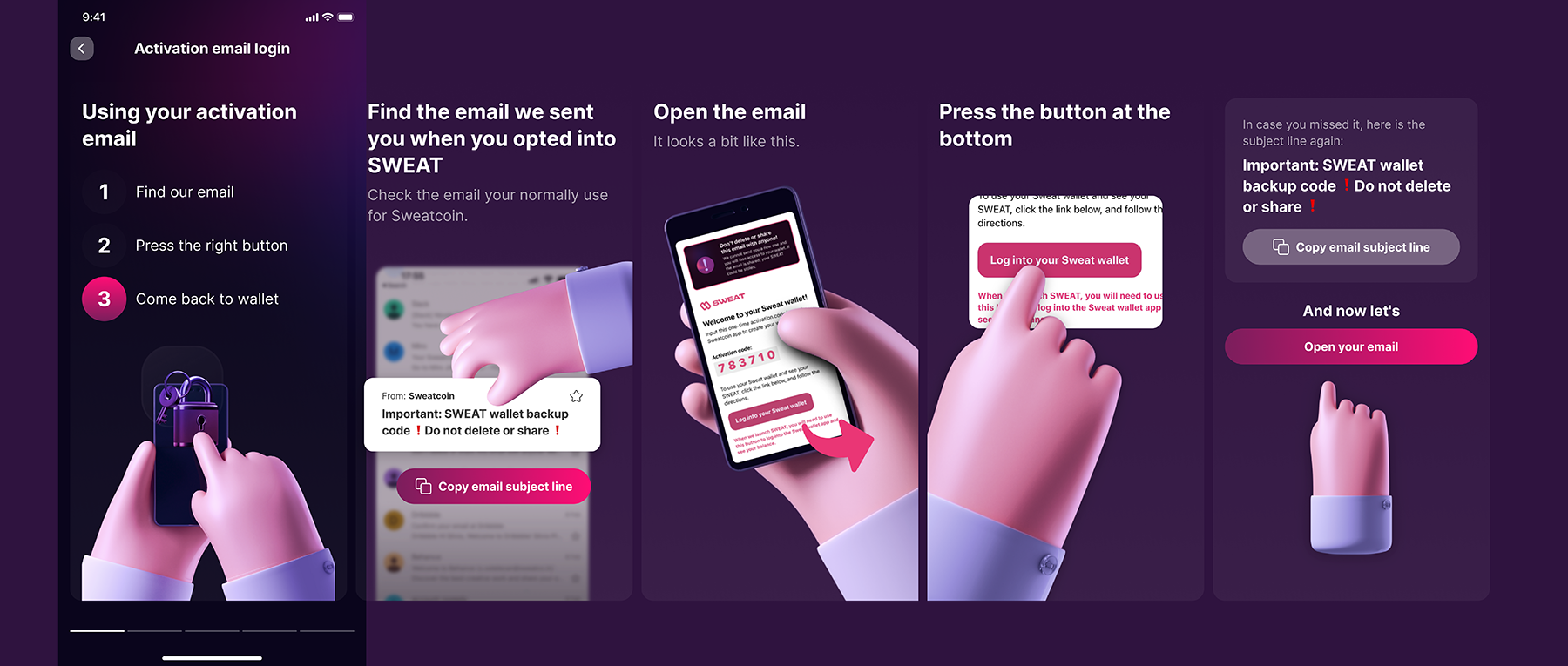 Everything you need to know about the NEW SWEAT Wallet